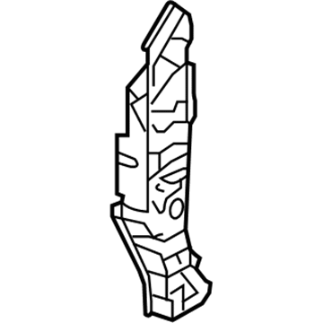 Nissan G6270-9KAMB Brace-Front Pillar Lower Hinge, RH