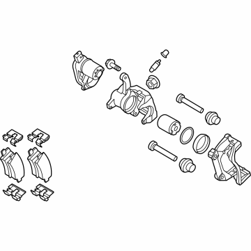 Hyundai 58230-N9150 BRAKE ASSY-RR WHEEL, RH