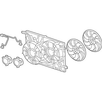 GM 23434158 Fan Shroud