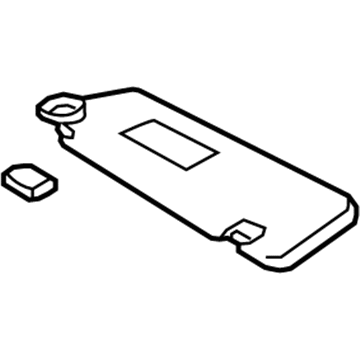 Toyota 74310-48130-E1 Sunvisor