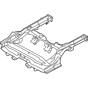 Hyundai 65700-1R351 Member Assembly-Rear Floor Under