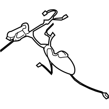 Nissan 24124-ZP50A Harness Assy-Door, Front