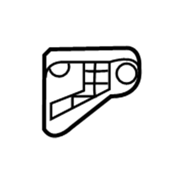 Lexus 52187-11010 Reinforcement, Rear Bumper