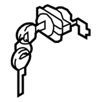 Infiniti H0601-JL00A Cylinder Set - Door Lock, LH