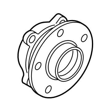 BMW 31-20-6-874-443 Wheel Hub With Bearing