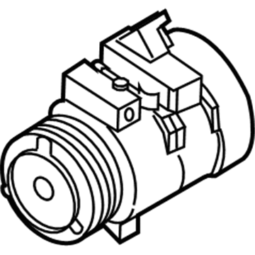 BMW 64-50-9-154-072 Air Conditioning Compressor With Magnetic Coupling