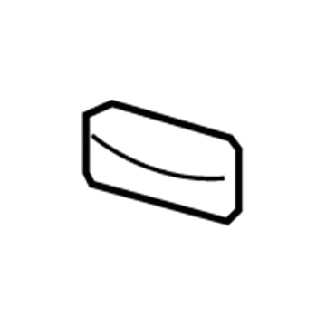 GM 15803069 Seat Belt Bezel