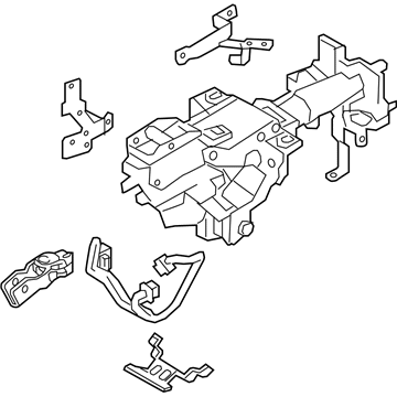 Infiniti 48810-5CK1B COLMN-Steering Upper