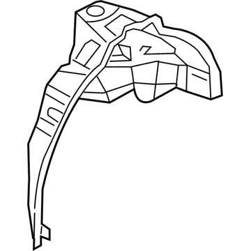 Nissan 76750-1ET0A Wheel House-Rear, Inner RH