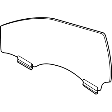GM 84554922 Door Glass