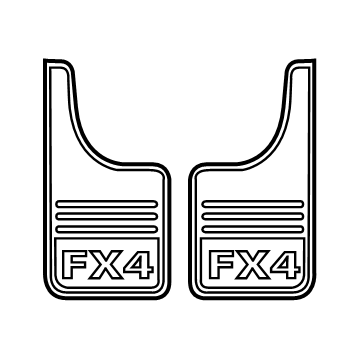 Ford VHL3Z-16A550-E Mud Guard
