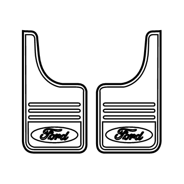 Ford VHL3Z-16A550-B Mud Guard