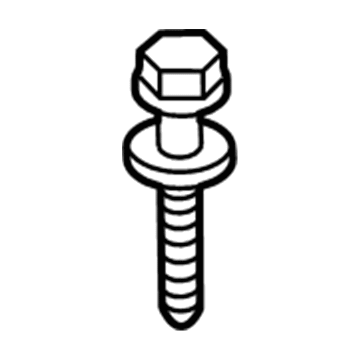 Honda 90001-5J6-A00 Bolt-Washer, Special (6X40)
