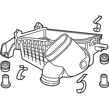 Honda 17244-5J6-A20 CASE SET, AIR CLEANER