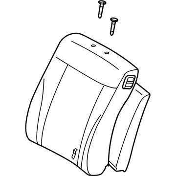 Kia 884003F100GH3 Back Assembly-Front Seat, R