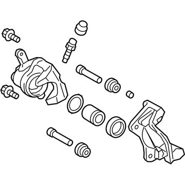 Lexus 47830-48101 Rear Passenger Disc Brake Cylinder Assembly