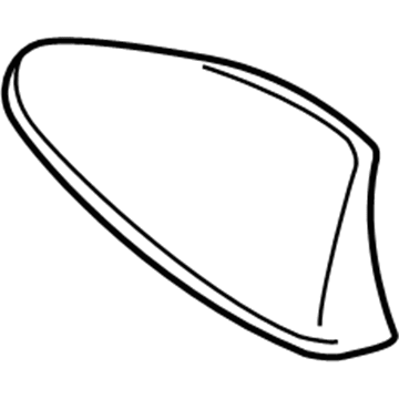 Lexus 86077-48020-A1 Cover Kit, Antenna O