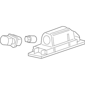 GM 20944894 Lamp Asm-Rear License Plate