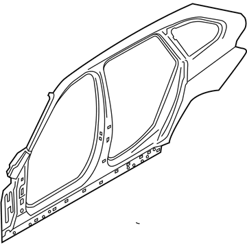 BMW 41-00-7-298-013 Side Frame, Exterior, Left