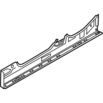 BMW 41-21-7-297-855 Frame Side Member, Inner Left