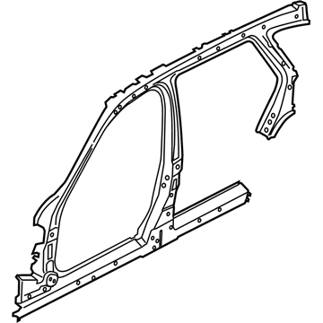 BMW 41-00-7-427-483 Side Frame, Middle Left