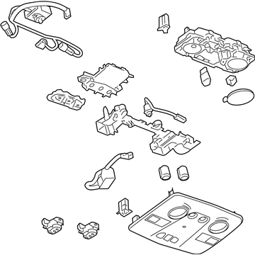 GM 20896733 Roof Console