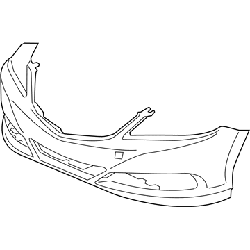 Acura 04711-TY2-A80ZZ Face, Front Bumper (Dot)