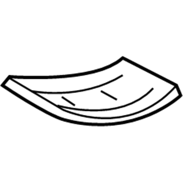 Nissan 74758-JA000 INSULATOR-Heat, Front Floor
