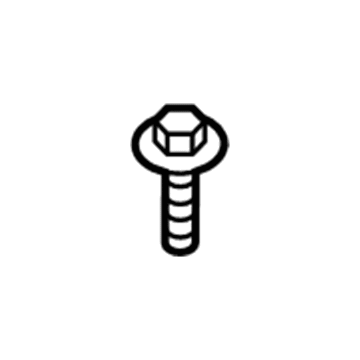 Toyota 90119-A0048 Center Plate Bolt