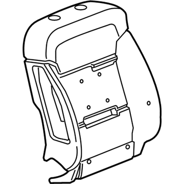 GM 84381558 Seat Back Pad