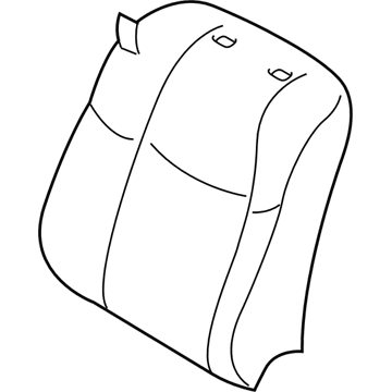 Infiniti 87670-4AM2A Trim Assy-Back, Front Seat