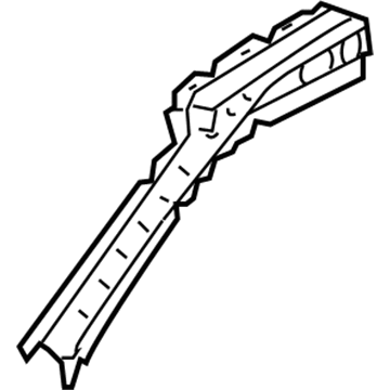 Honda 63121-SJC-B00ZZ Stiffener, R. FR. Pillar (Upper)