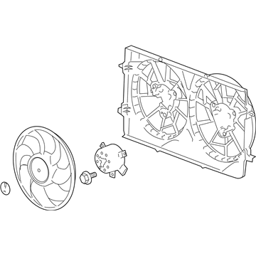 GM 22718765 Fan Assembly
