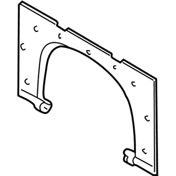 Hyundai 85784-2D000 Trim-Partition Side LH