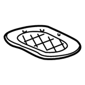 Hyundai 85620-2D000-OH Grille-Rear Speaker, LH