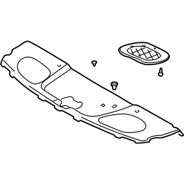 Hyundai 85610-2D200-OH Trim Assembly-Package Tray