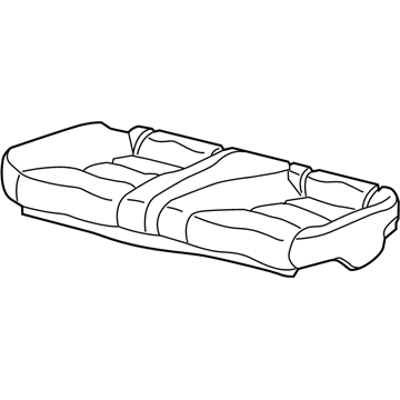 Honda 82131-T3L-A02ZA Cover, Rear Seat Cushion Trim (Cashmere Ivory)