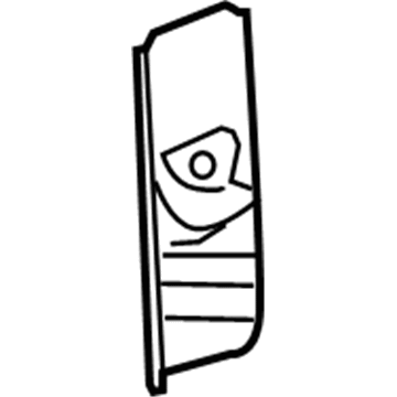 Lexus 73135-50100-A1 Cover, Shoulder Belt