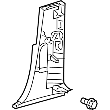Lexus 62413-50170-A3 GARNISH, Center Pillar
