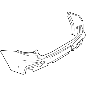 BMW 51-12-8-078-839 Panel, Bumper, Primed, Rear