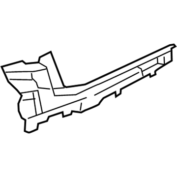 BMW 51-12-7-416-025 Guide, Bumper, Left