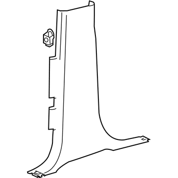 GM 84449128 Lower Center Pillar Trim