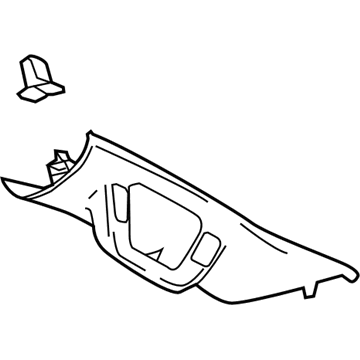 GM 23483726 Windshield Pillar Trim