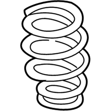 Mopar 4895297AA Front Coil Spring