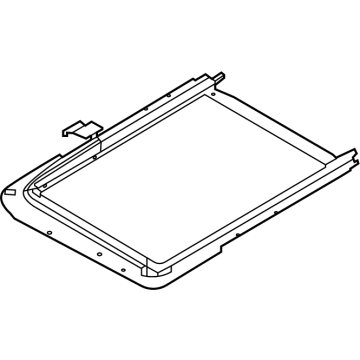Nissan 91306-6TA0B RAIL COMPLETE-SUNROOF