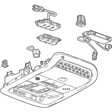 GM 84623894 Overhead Console