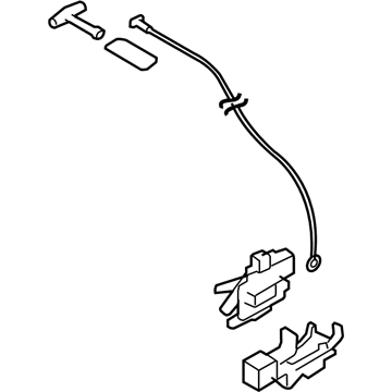 Infiniti 84631-JK600 Trunk Lid Lock Assembly