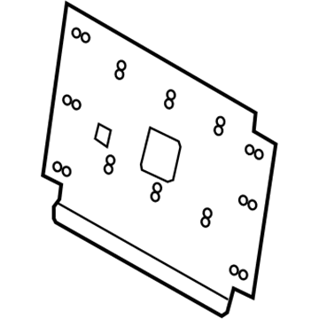 Toyota 71702-0C080-B0 Seat Back Panel