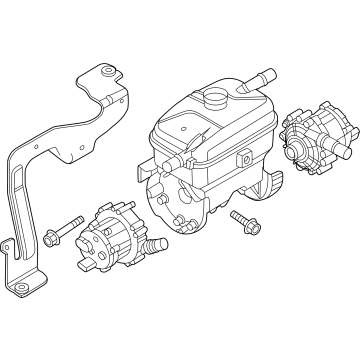 Kia 25429AO000 RESERVOIR & HOSE ASSY