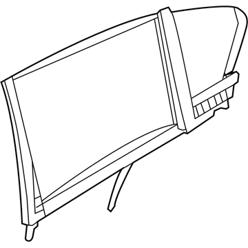BMW 51-35-9-168-845 Left Rear Door Sun Blind